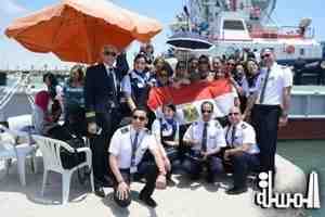 للمرة الثانية وفد مصر للطيران يزور مشروع قناة السويس الجديدة