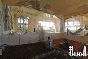 25 قتيلا فى انفجار بمسجد في إدلب السورية