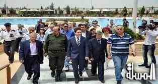 وزير سياحة سوريا يتفقد منتجع زيدل ضمن فعاليات مهرجان الوادي السياحي