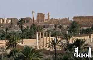 داعش يفجر معبد بعل شمين في تدمر الاثرية بسوريا