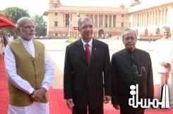 Seychelles President Michel receives warm reception in New Delhi