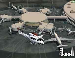 مطارات أبوظبي تدشن إزالة الدعائم المثبتة لسقف المبنى الجديد