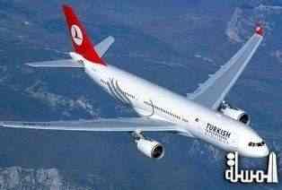 الخطوط الجوية التركية تحقق 406 ملايين دولار ارباح في النصف الأول