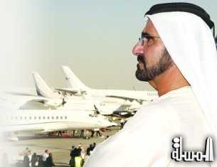حاكم دبي شخصية العام للطيران المدني الاماراتي