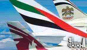 وزارة العدل الامريكية تحذر من ارتفاع أسعار الطيران فى حال فرض قيود على الناقلات الخليجية