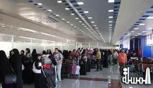 مطار النجف استقبل أكثر من 50 ألف زائر خلال 10 أيام