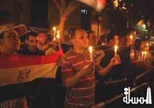 من أجل السلام وقفة بالشموع ضدد الارهاب بشرم الشيخ