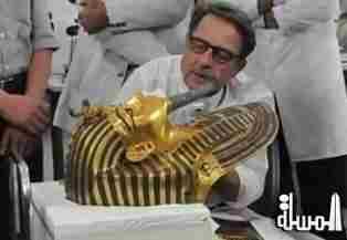 المتحف المصرى يستقبل القناع الذهبي لتوت عنخ آمون