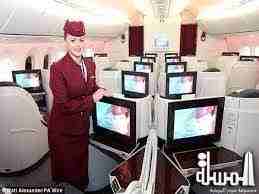 الخطوط الجوية القطرية تطلق شعارها الجديد