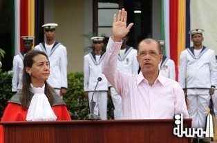 I remain determined to bring together the people of Seychelles, to work together- President Michel is sworn into office