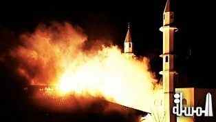 السلطات الأمريكية: حادث الحريق فى مسجد هيوستون ربما كان متعمدا