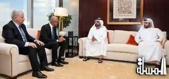 حاكم دبى يبحث مع رئيس «مايكروسوفت» التعاون المشترك مع الامارات