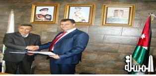 توقيع اتفاقية تعاون بين الأردنية لأنظمة الطيران و