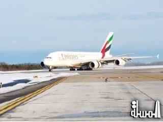 طيران الإمارات تبدأ تسيير رحلات إيرباص ‏A380-800 اليومية الى ‬واشنطن ‬