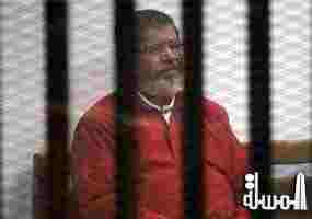 الجنايات تنظر محاكمة مرسي في قضية التخابر مع قطر