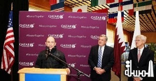 Boston’s Logan Airport Raises Qatar’s Flag in Official Ceremonial Welcome