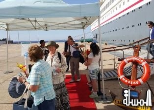 ميناء شرم الشيخ يستقبل سفينة سياحية على متنها جنسيات مختلفة
