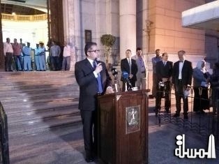 وزير الآثار يفتتح معرض سيناء مهد الكتابة الأبجدية