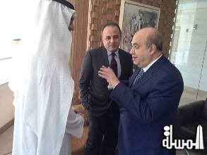 راشد وزير سياحة مصر يبحث مع رئيس هيئة سياحة ابوظبى تعزيز التعاون السياحى