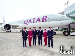 الطائرة ال 50 من طراز بوينج 777 تنضم الى اسطول الخطوط القطرية