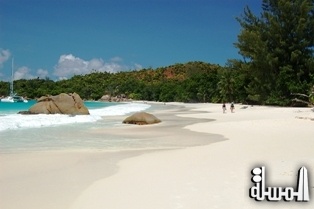 Seychelles famous Anse Lazio beach on the island of Praslin listed among the world’s most breath-taking beaches by TripAdvisor & Lonely Planet Tourist Guide