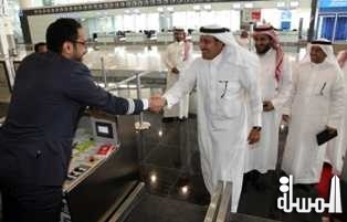 مدير الخطوط السعودية يتفقد صالة 5 بمطار الملك خالد الدولي
