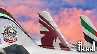 كابا :شركات الطيران الخليجية ضاعفت رحلاتها إلى أوروبا وآسيا في 5 سنوات