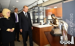 أردوغان يزور متحف محمد علي كلاى