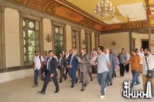 وزير الآثار يتفقد قصر محمد علي بشبرا الخيمة