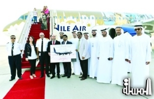 النيل للطيران تطلق 4 رحلات اسبوعياً الى مطار العين الدولي