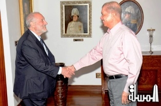 Seychelles President meets with Professor Joseph Stiglitz the 2001 recipient of the Nobel Memorial Prize in Economic Sciences