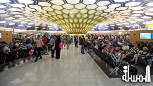 6.6 % ارتفاع حركة المسافرين في مطار أبوظبي الدولي النصف الاول