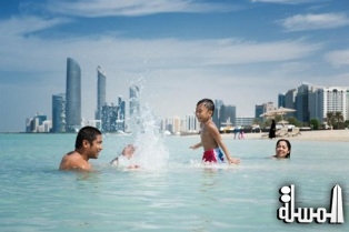 شواطئ أبوظبي استقبلت مليون زائر خلال النصف الأول