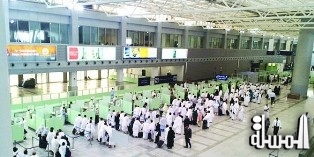 مطار الملك عبدالعزيز بجدة استقبل 35325 حاجاً على متن 200 رحلة