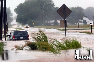جنوب الولايات المتحدة تشهد فيضانات غير مسبوقة ادت الى مقتل اشخاص