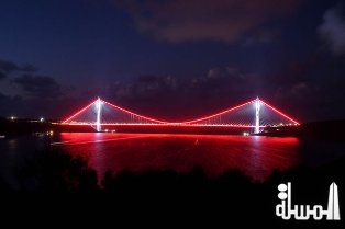 بالصور .. تركيا تفتتح أعرض جسر فى العالم