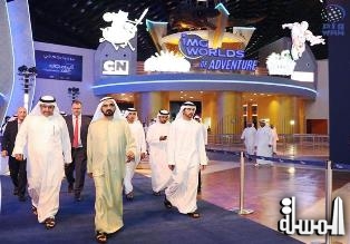 Mohammed bin Rashid tours IMG Worlds of Adventure, hails role of private sector