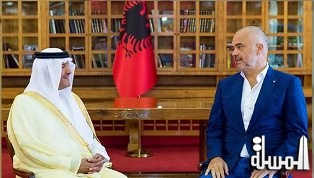 Sultan bin Salman  SCTH President meets the Prime Minister of Albania