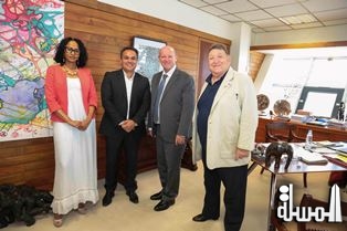 Cooperation - Tourism / Culture..Meeting between  La Reunion President Didier ROBERT and Seychelles Minister of Tourism Alain ST. ANGE