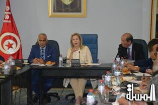 وزيرة السياحة التونسية تلقتى مع أعضاء المجلس التنفيذي fth