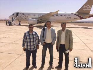 الخطوط الليبية تطلق أول رحلة بين معيتيقة وأوباري