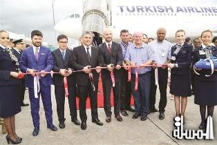 الخطوط الجوية التركية تحتفل بتدشين رحلاتها إلى سيشيل