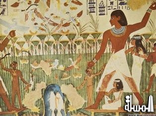 دراسة تحليلية لجدارية فرعونية تكشف عن  رسومات لأكثر من 120 باخرة
