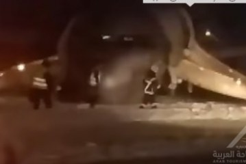 اصابة 3 أشخاص فى انزلاق طائرة على مهبط بمطار كالينينغراد الروسى