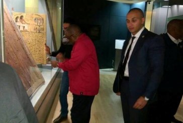 وزير خارجية انجولا يزور المتحف القومي للحضارة المصرية بالفسطاط