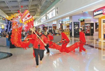مطارات دبي تحتفل بالعام الصيني الجديد
