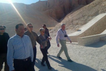 وزير الآثار المصرى و مدير عام اليونسكو يفتتحان بيت ستوبلير بالبر الغربي بالاقصر