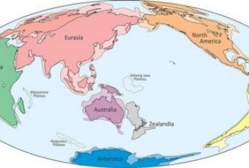 العثور على قارة غارقة تقدر بثلثا مساحة استراليا في المحيط الهادي