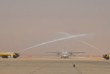 مطار عرعر يستقبل أولى رحلات 