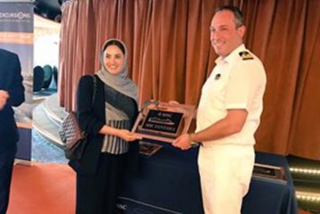 وكيلة وزارة السياحة العمانية تزور السفينة السياحية ام اس سي فنتـازيا